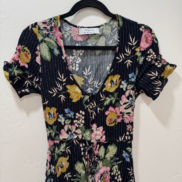 Auguste the Label Delilah Frill Maxi Dress Floral High Low Women's US 2 - Picture 6 of 16